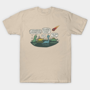 Last Meeting of the Dinosaur Literary Club T-Shirt