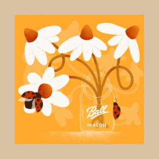 Mason Jar Daisies T-Shirt