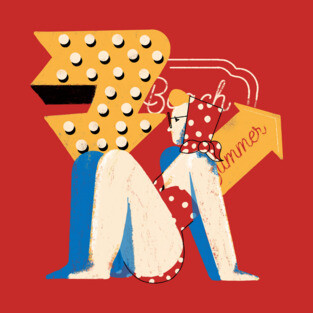 Vintage Summer Girl T-Shirt