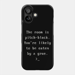 ZORK DARK GRUE ADVENTURE TEXT Phone Case