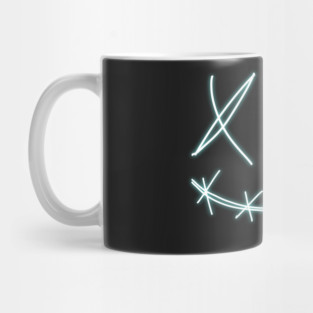 Neon dead face Mug