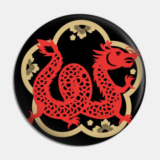 Year of the dragon Pin