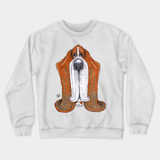 Basset Hound Dog Crewneck Sweatshirt