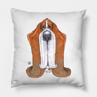 Basset Hound Dog Pillow
