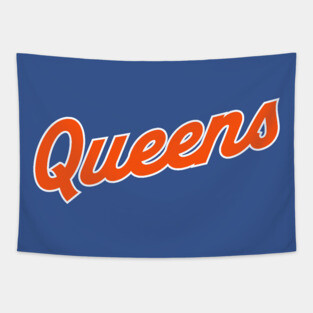 Queens NY Baseball Tapestry