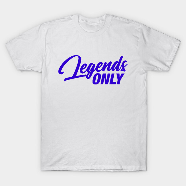 Legends Only Podcast Logo (Royal Purple) T-Shirt by Legends Only Podcast