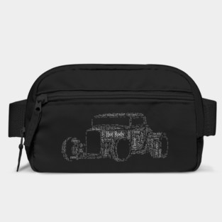 Hot Rod Car Automotive Typography Art Bag