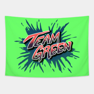 Team Green Tapestry