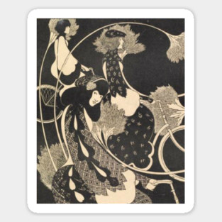 Art Nouveau Bicycles Sticker