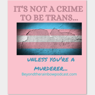 Not a crime to be trans Posters and Art
