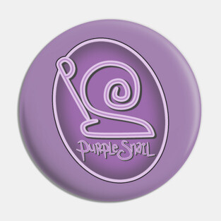purple snail Pin