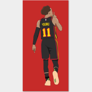 Trae Young Shush Atlanta Hawks Posters and Art