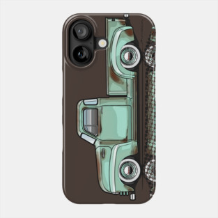 Light Green Vintage Truck Phone Case