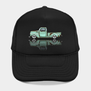 Light Green Vintage Truck Hat