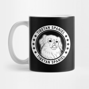 Tibetan Spaniel Dog Portrait Mug