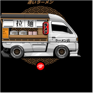 RAMEN KEI TRUCK - PAPAYA STREETART Posters and Art