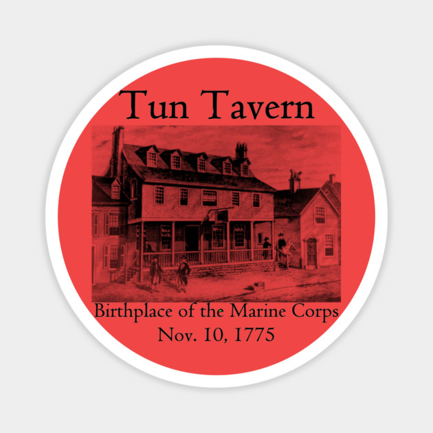 Tun Tavern Magnet by American Revolution Podcast