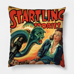 STARTLING STORIES--VINTAGE PULP ART Pillow