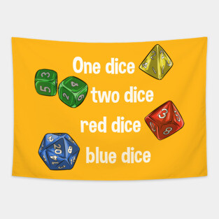 One Dice, Two Dice Tapestry