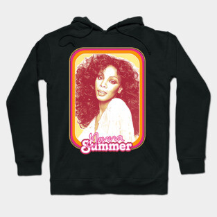 Donna Summer \/\/\/ Retro Style Fan Art Design Hoodie