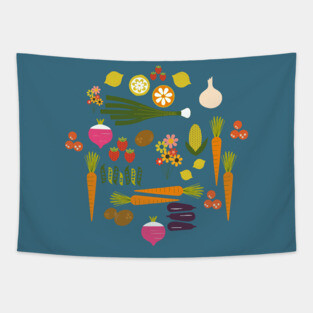 Vegetable _ Herb Garden Tapestry