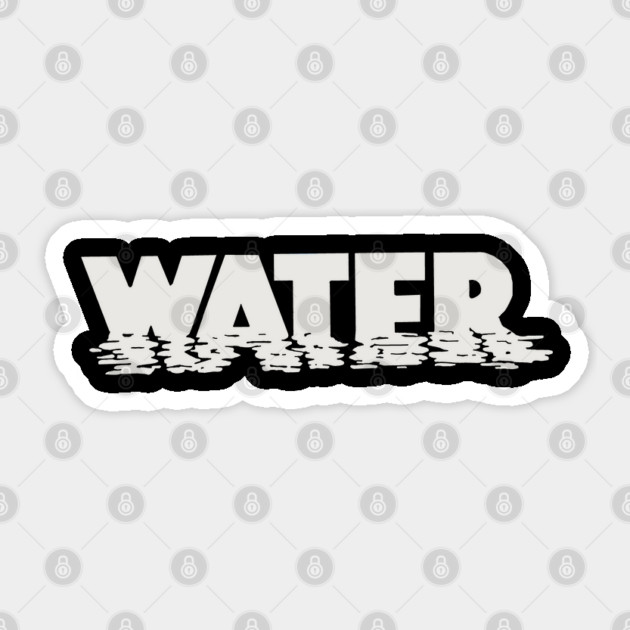 Water Sticker by The Daily Ghost