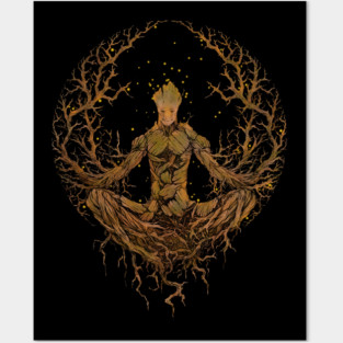 I AM GROOT! ZEN AND GROOT! Posters and Art