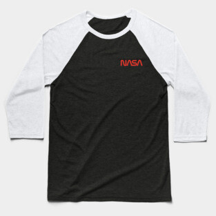 NASA Worm Logo Baseball T-Shirt