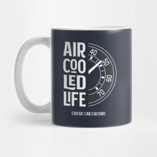 Air cooled Life - Speedo Tachometer vdub Classic Car Culture Mug