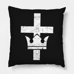 Knights Templar Cross & Crown Pillow