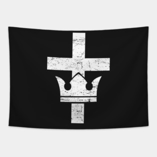 Knights Templar Cross & Crown Tapestry