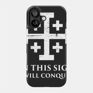 In Hoc Signo Vinces | Knights Templar Crusader Cross Phone Case