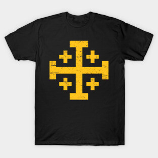 Crusader Cross Of Jerusalem | Knights Templar T-Shirt
