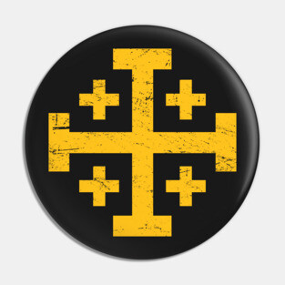 Crusader Cross Of Jerusalem | Knights Templar Pin
