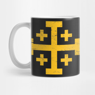 Crusader Cross Of Jerusalem | Knights Templar Mug