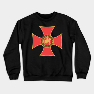 In Hoc Signo Vinces | Knights Templar Crusader Seal Crewneck Sweatshirt