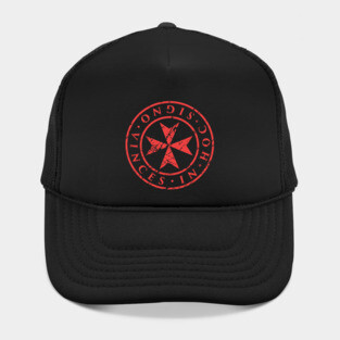 In Hoc Signo Vinces | Knights Templar Maltese Cross Hat