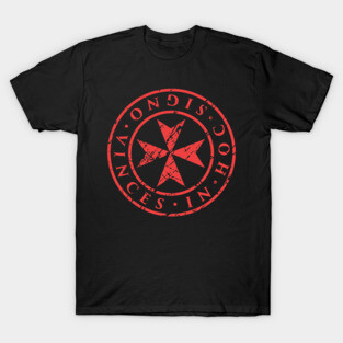 In Hoc Signo Vinces | Knights Templar Maltese Cross T-Shirt
