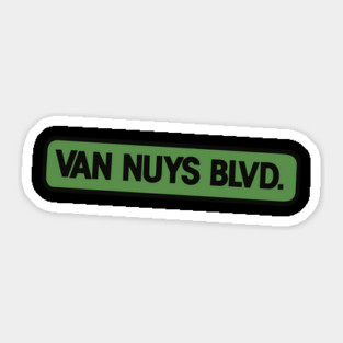 Van Nuys Blvd. Sticker
