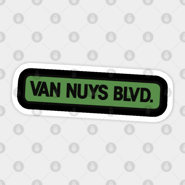 Van Nuys Blvd. Sticker by The Daily Ghost