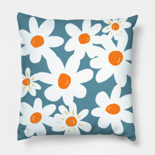 daisy flower Pillow