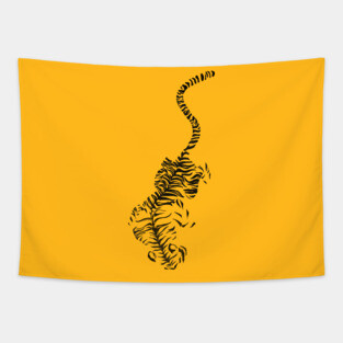 Tiger Fury Tapestry
