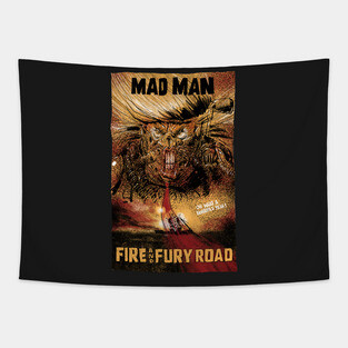 Fire & Fury Road Tapestry