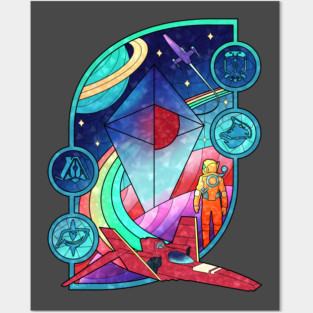 Nms Glass - New Worlds l Posters and Art