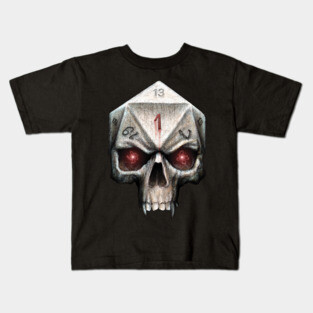 Skull D20 Kids T-Shirt