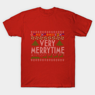 DCL Blog Very MerryTime Ugly Christmas Sweater T-Shirt