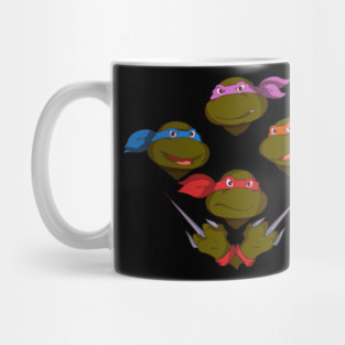 It's not a rock band, it's The Ninja Turtles. Mug
