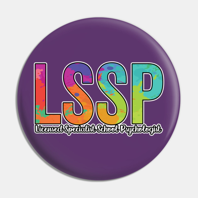 LSSP Licensed Specialist School Psychologist Pin by belownormal