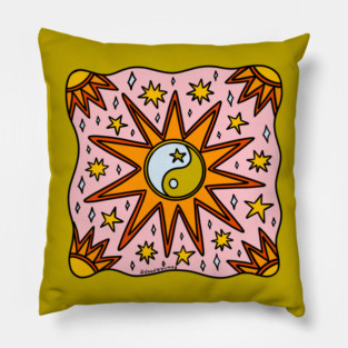 Yin Yang Sun Pillow