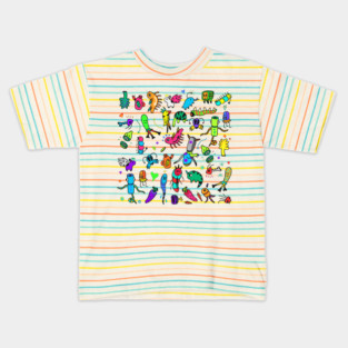 Creature Doodles Kids T-Shirt